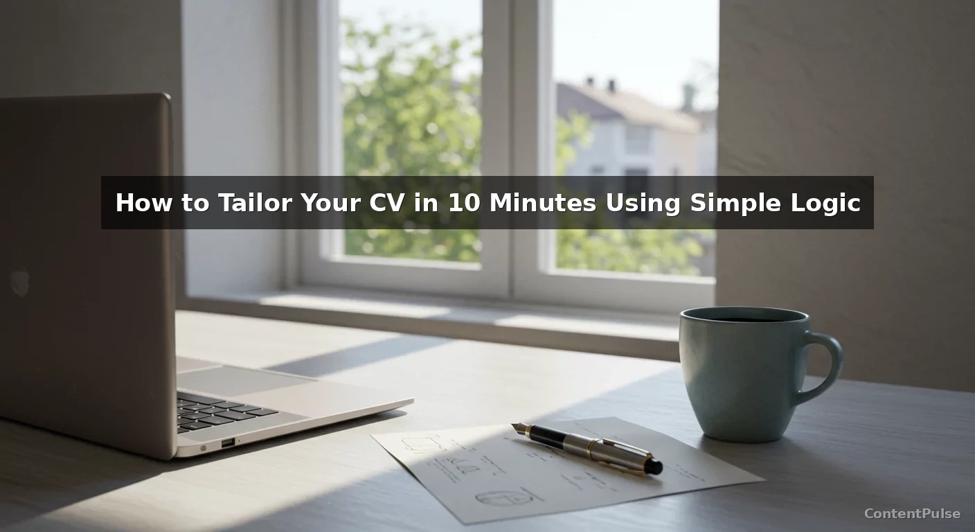 How to Tailor Your CV in 10 Minutes Using Simple Logic
