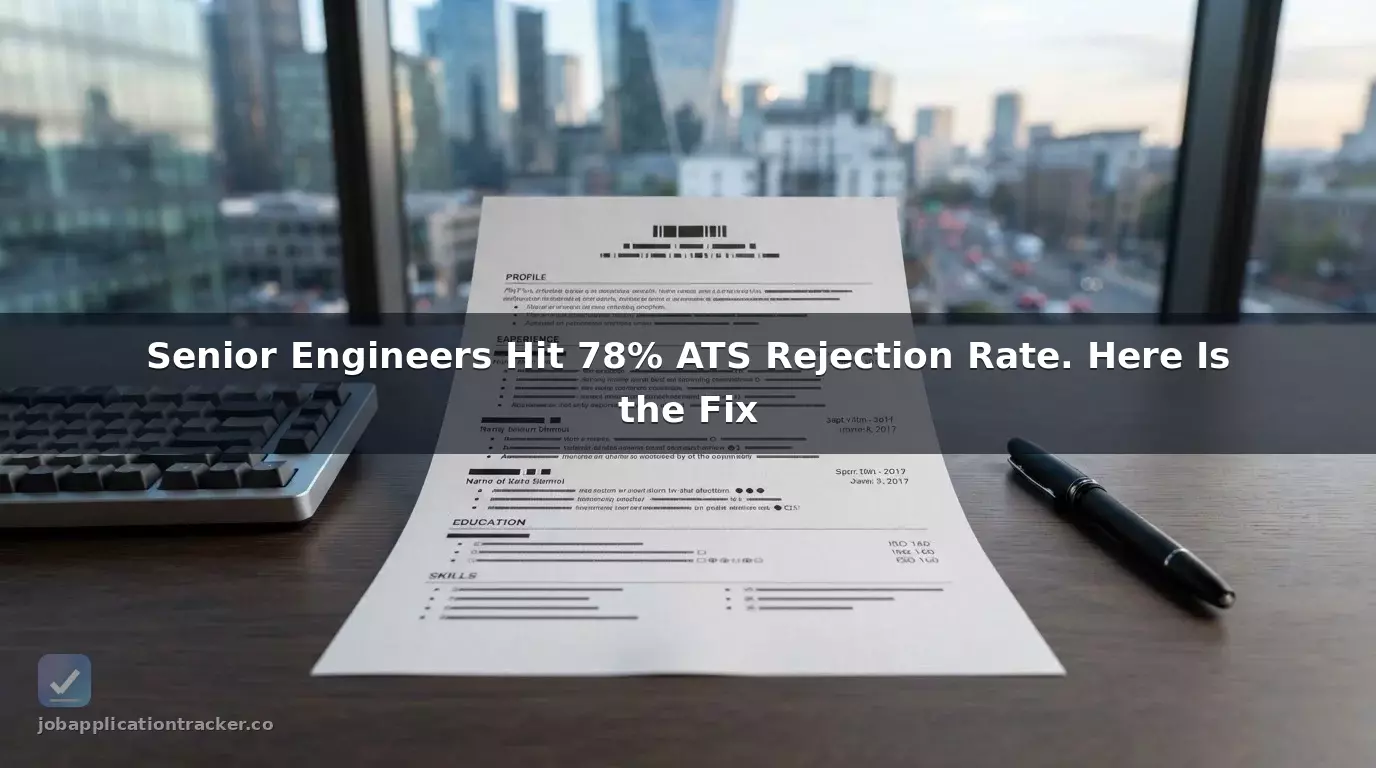 Senior Engineers Hit 78% ATS Rejection Rate. Here Is the Fix