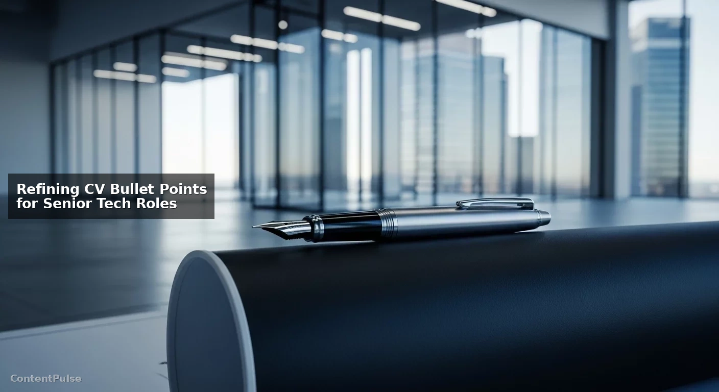 Refining CV Bullet Points for Senior Tech Roles