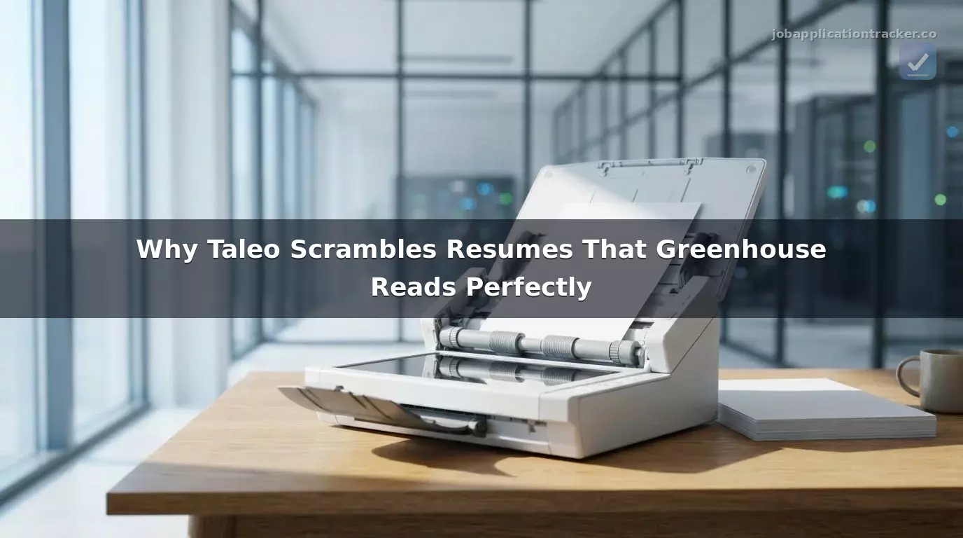 Why Taleo Scrambles Resumes That Greenhouse Reads Perfectly