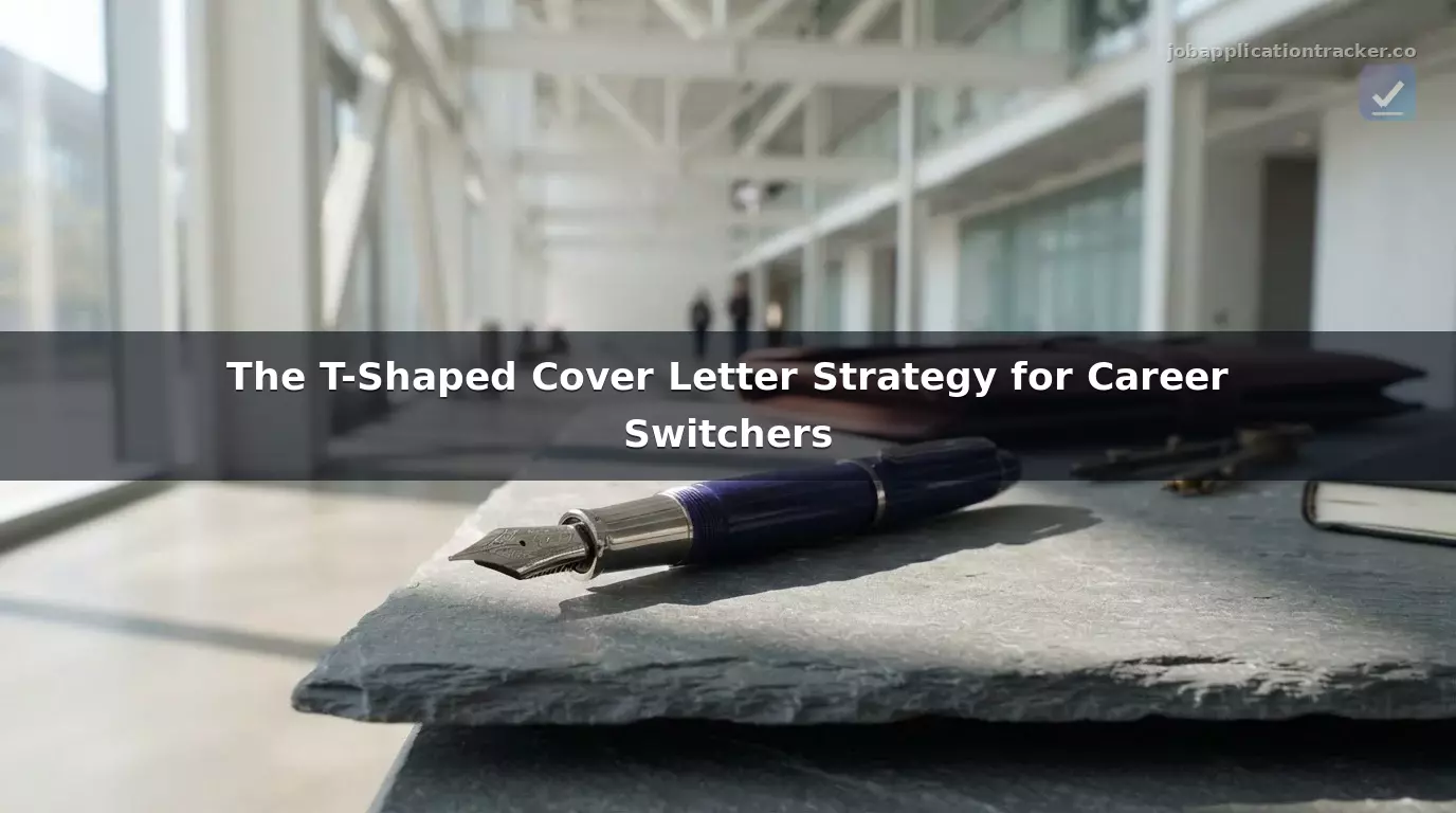 The T-Shaped Cover Letter Strategy for Career Switchers