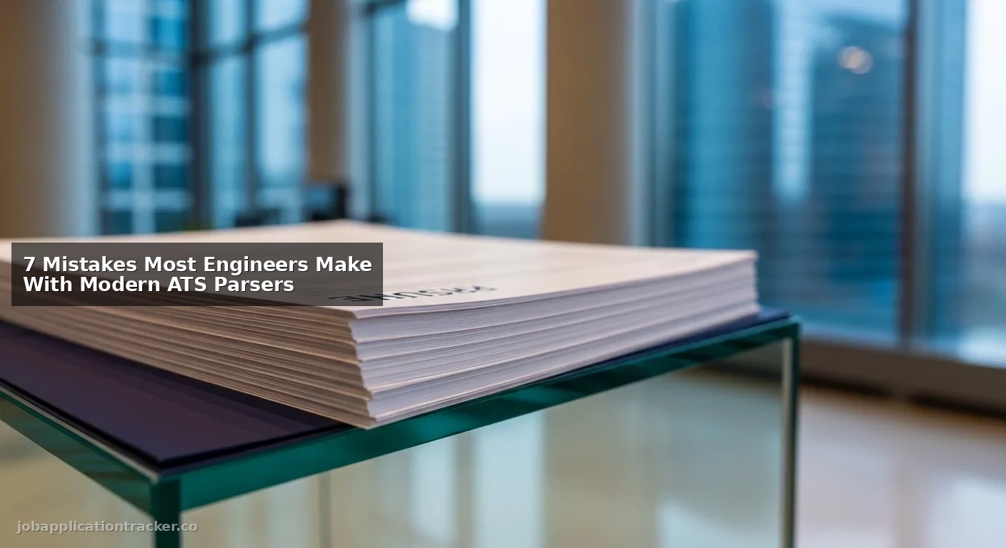 7 Mistakes Most Engineers Make With Modern ATS Parsers