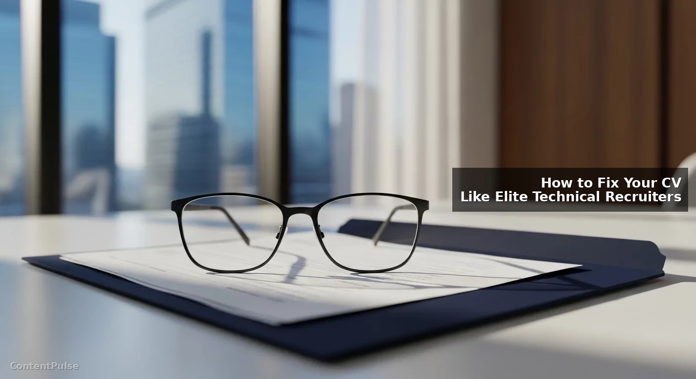 How to Fix Your CV Like Elite Technical Recruiters