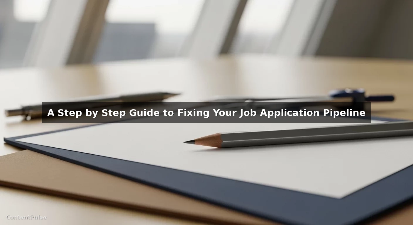 A Step by Step Guide to Fixing Your Job Application Pipeline