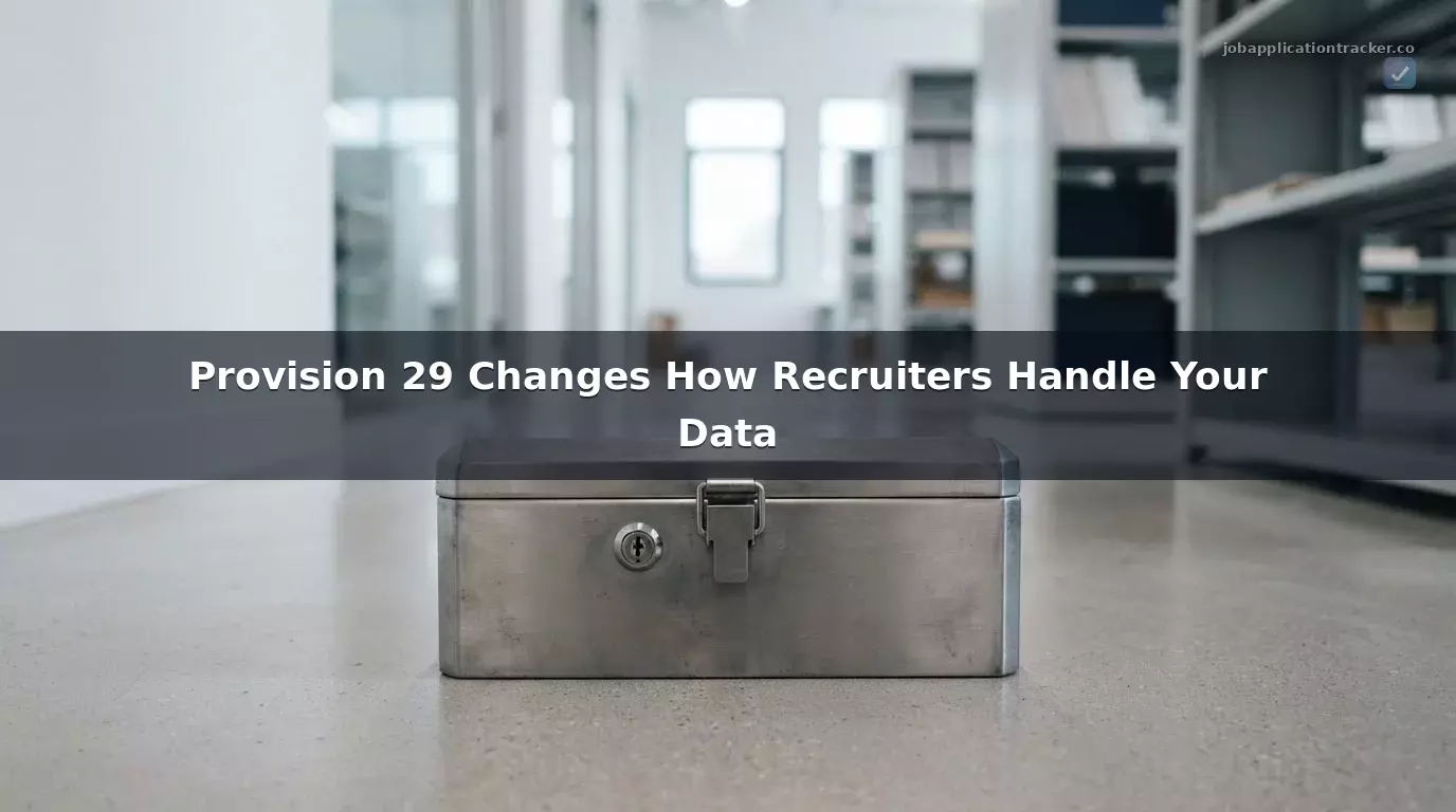 Provision 29 Changes How Recruiters Handle Your Data
