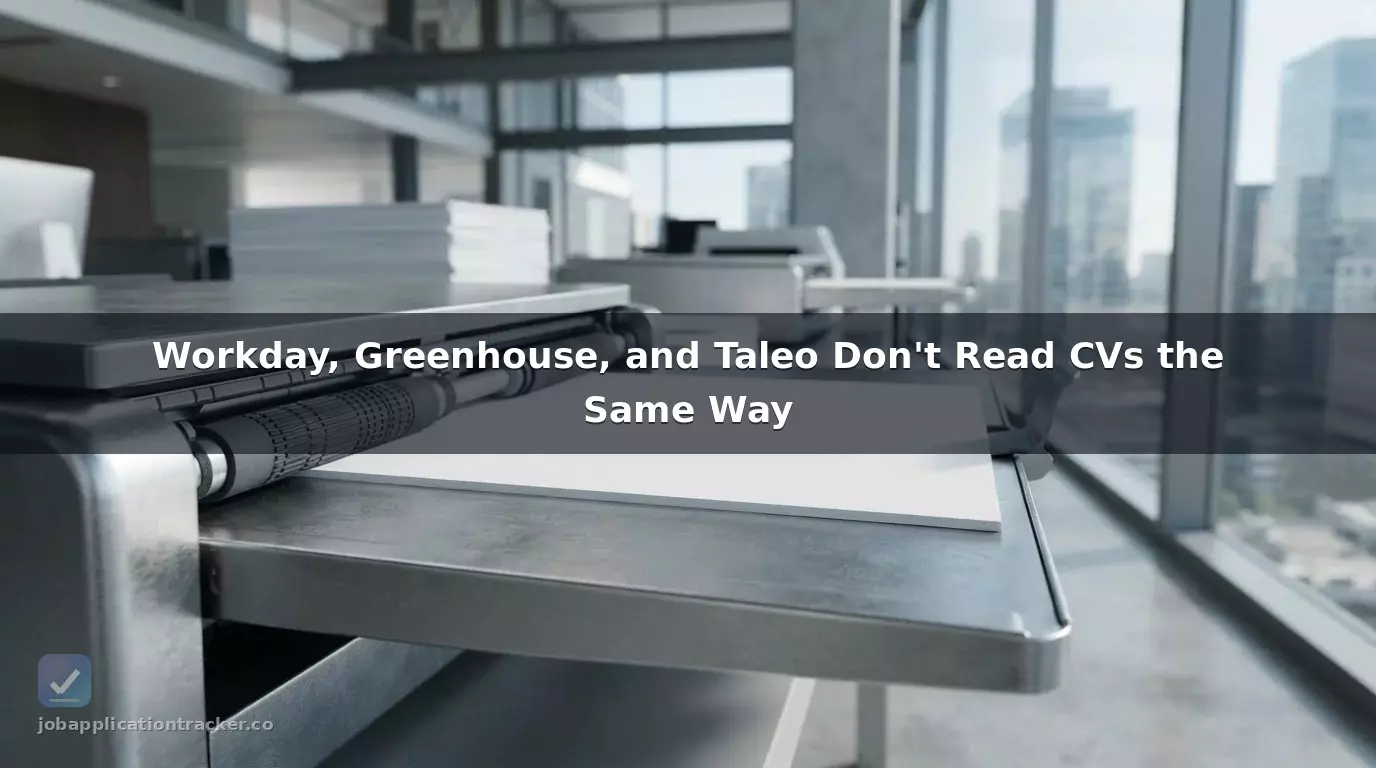 Workday, Greenhouse, and Taleo Don't Read CVs the Same Way