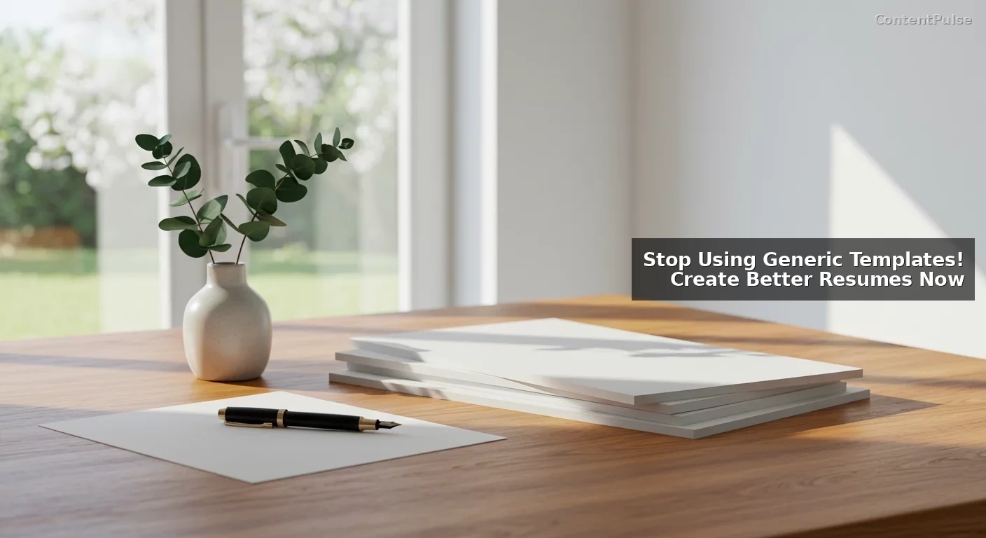 Stop Using Generic Templates! Create Better Resumes Now