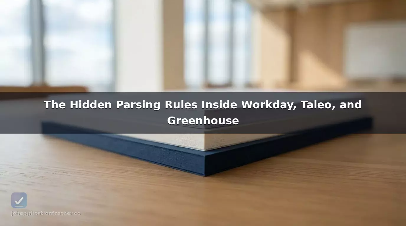 The Hidden Parsing Rules Inside Workday, Taleo, and Greenhouse