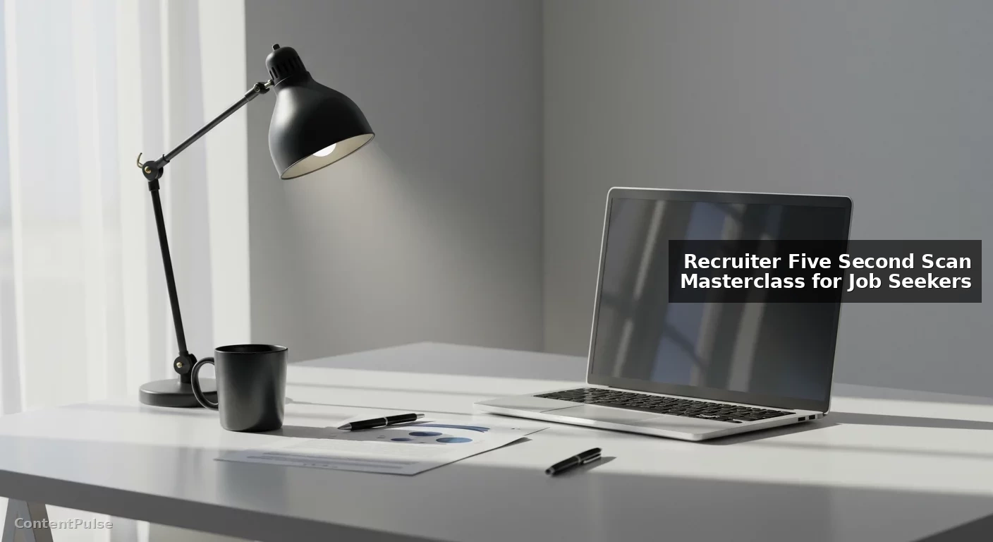 Recruiter Five Second Scan Masterclass for Job Seekers