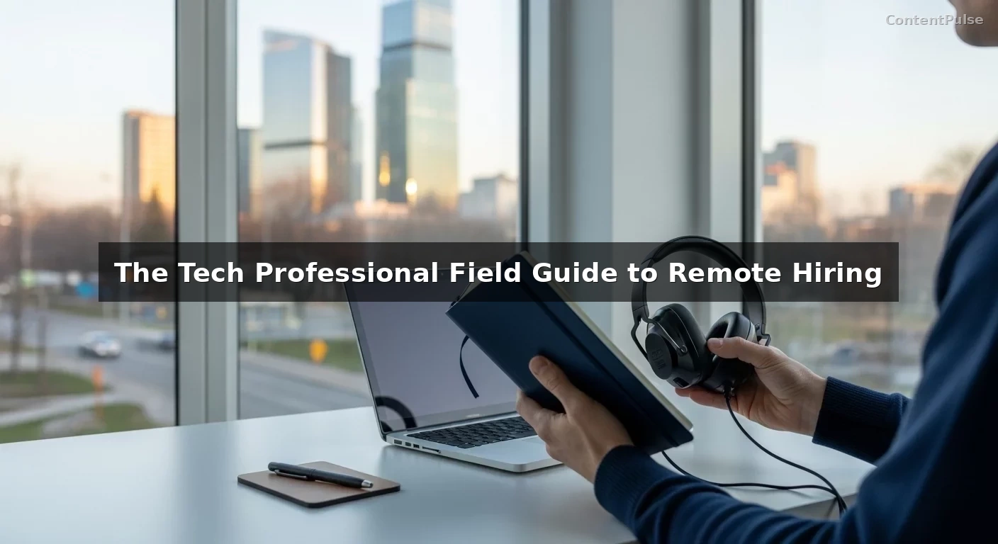 The Tech Professional Field Guide to Remote Hiring